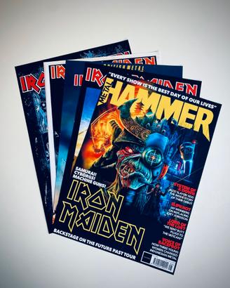 set da 5 poster locandine LIVE IRON MAIDEN a3