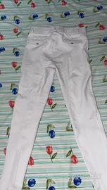 pantalone equitazione bianco donna