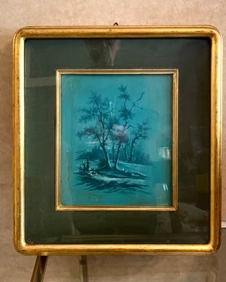 B. Ghivarello (1882-1955) – Quadro olio su tavola