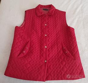 Gilet rosso da donna tg. xl