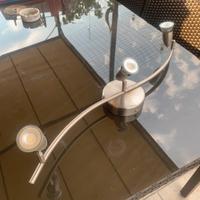 Lampadario soffitto  Ikea con faretti orientabili