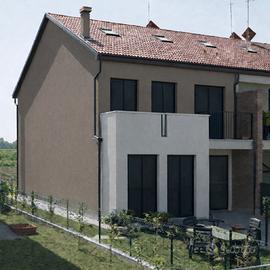 Casa a schiera con giardino a sandon di fossò - sp