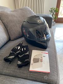 Casco integrale AGV K3 SV nero matt 2018 taglia S