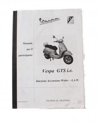 Manuale principiante Piaggio Vespa GTS iniezione W