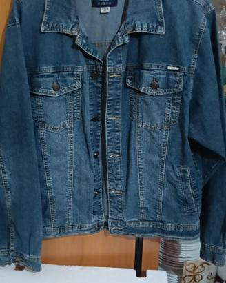 giubbotto uomo in jeans blu JIMS 