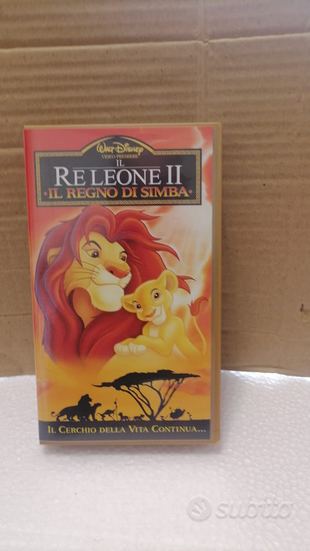 Vhs Il Re Leone II Walt Disney 1994 - Musica e Film In vendita a Vercelli