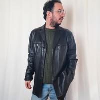 Giacca vintage pelle Gianni Versace Classic V2