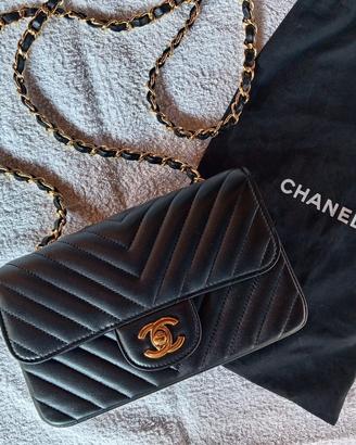 Chanel Mini Classic Flap Bag lambskin CON CARD