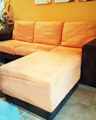 Divano a 3 posti con penisola staccabile