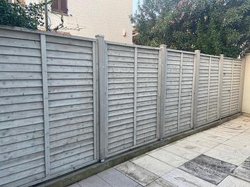 Grigliato divisorio frangivista in legno