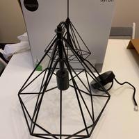 Coppia Lampadari Inspire Byron - RAME e NERO