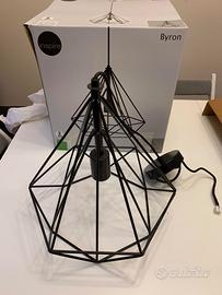 Coppia Lampadari Inspire Byron - RAME e NERO