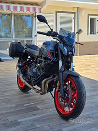 Yamaha MT-07 ABS Storm Fluo 2021 - Solo 7295 km