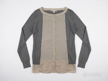 Cardigan / maglioncino grigio e beige taglia M