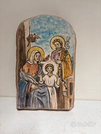 Mattonella sacra famiglia
