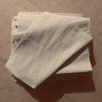Tela antica in filo di cotone di canapa fatta a ma