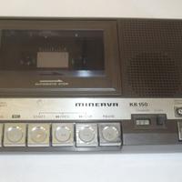 Registratore a cassette vintage Minerva KR150