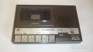 Registratore a cassette vintage Minerva KR150