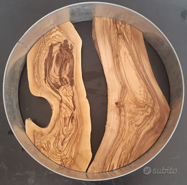 Ulivo per realizzare orologi con resina epossidica