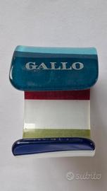 Bracciale rigido a polsino firmato: GALLO vintage.