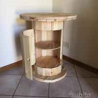 Tavolino mobilino bar arredo pallet bobina legno