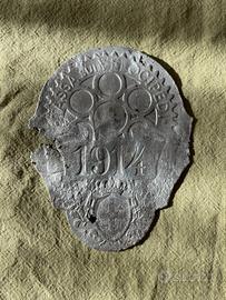 Bollo Tassa Velocipedi Antico