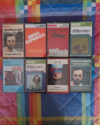 Antonello Venditti - Lotto di 8 musicassette