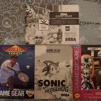 SEGA GAME GEAR libretti istruzioni per giochi