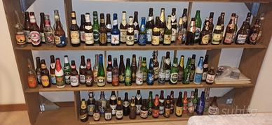Collezione bottiglie birra