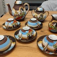 Servizio Da Te Giapponese ×5. Satsuma, dipinto a m