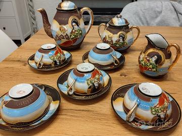 Servizio Da Te Giapponese ×5. Satsuma, dipinto a m