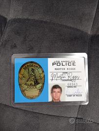 Tesserino LAPD Martin Riggs