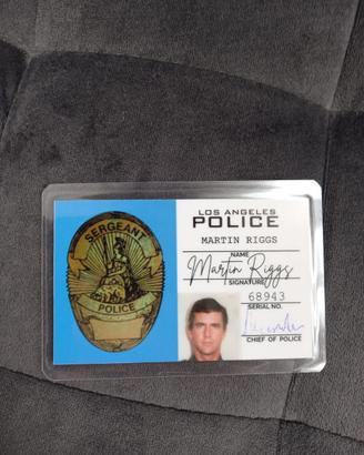 Tesserino LAPD Martin Riggs