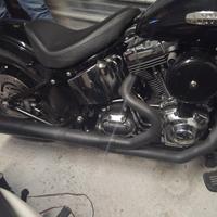 scarico supertrapp 2 in 1 harley davidson softail