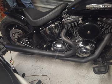 scarico supertrapp 2 in 1 harley davidson softail