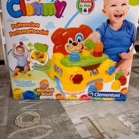 🐶 CLEMENTONI Clemmy Poltroncina porta mattoncini