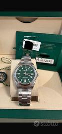 Rolex Oyster Perpetual verde 41mm 2022