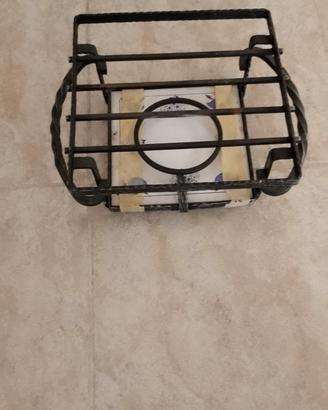 Stufa ad alcol in ferro battuto 