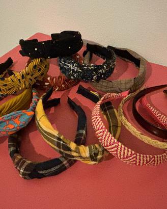 Set di 12 cerchietti per capelli vintage