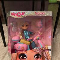 Bambola unique eyes fun ride nuova