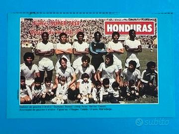 HONDURAS Squadra Espana 82 Scheda WORLD CUP 1982