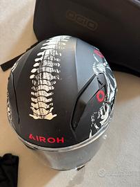 Casco airoh, e zaino moto