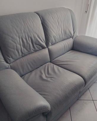  divano 2 posti in pelle