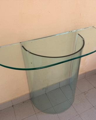Console da muro in cristallo