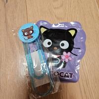 Serviette carta e segnalibro Sanrio gatto nero.