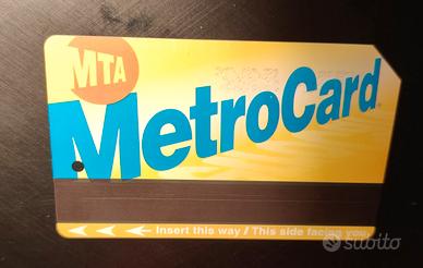 Metro card MTA New York City 2025 