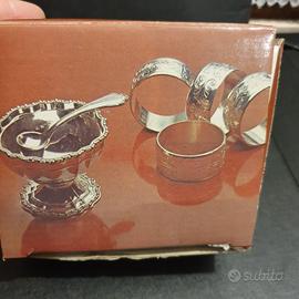 Set da tavola vintage in silverplate Sheratonn 