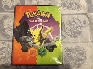 Raccoglitore carte pokemon ex fire red/ leaf green