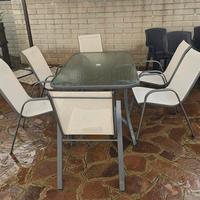 Tavolo con 6 sedie mod Gardenia 