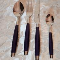 Tupperware - Set 4x posate viola - posto tavola